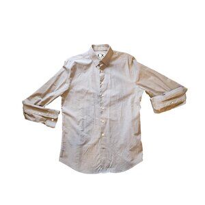 Grey Men's Long Sleeve Fitted Shirt by Expressmen - Size M/M - 1MX